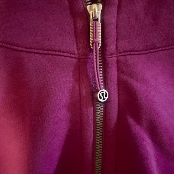 Lululemon Vivid Plum Half-Zip Hoodie NWOT - Picture 2 of 5